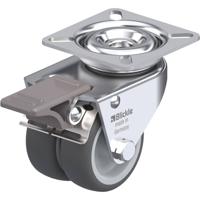 Blickle LDA-PATH 50G-FI Dubbel zwenkwiel Wieldiameter: 50 mm Draagvermogen (max.): 80 kg 1 stuk(s)