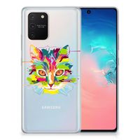 Samsung Galaxy S10 Lite Telefoonhoesje met Naam Cat Color
