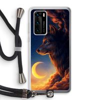 Night Guardian: Huawei P40 Transparant Hoesje met koord