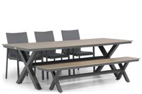 Lifestyle Rome/Forest 240 cm dining tuinset 5-delig