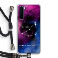 Sterrenbeeld - Donker: OnePlus Nord Transparant Hoesje met koord