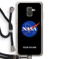 NASA: Samsung Galaxy A8 (2018) Transparant Hoesje met koord