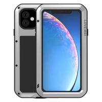 Voor iPhone 11 liefde MEI metaal schokbestendig waterdicht stofdichte beschermhoes (zilver)