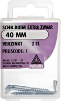 Schroefduim xtra zwr 40mm verz 2st - Deltafix