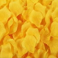 1000 PCS kunstmatige bruiloft steeg bloemblaadjes bloemen bruiloft decoraties (oranje)