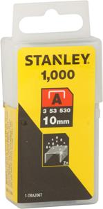 Stanley nietjes 10 mm type A 1000 stuks