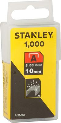 Stanley nietjes 10 mm type A 1000 stuks
