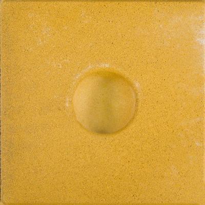 Knikkerpottegel geel 30x30x4 cm - Gardenlux