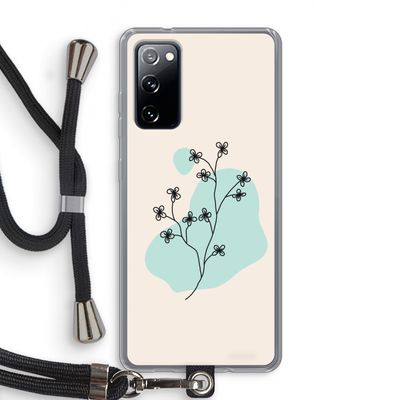 Love your petals: Samsung Galaxy S20 FE / S20 FE 5G Transparant Hoesje met koord
