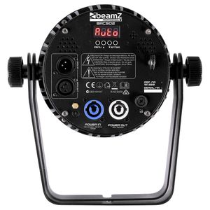 Beamz BAC500 LED-par 7x 14W RGBA-UV-CW/WW