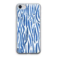 Blauwe nerven: iPhone 8 Transparant Hoesje