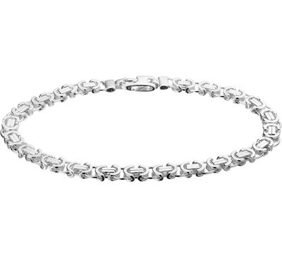 TFT Armband Zilver Konings Plat 5,5 mm 20 cm