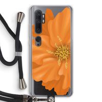 Orange Ellila flower: Xiaomi Mi Note 10 Pro Transparant Hoesje met koord