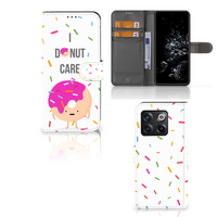 OnePlus 10T Book Cover Donut Roze - thumbnail