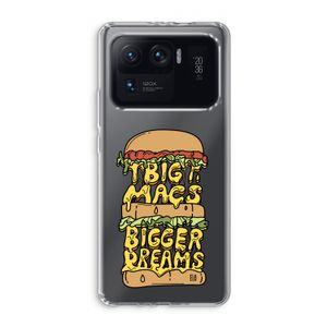 Big Macs Bigger Dreams: Xiaomi Mi 11 Ultra Transparant Hoesje