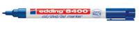 Edding permanent marker voor CD/DVD/BD e-8400 blauw