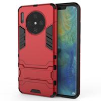 Voor Huawei mate 30 PC + TPU schokbestendige beschermhoes met houder (rood)