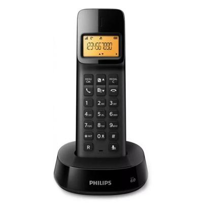 Draadloze telefoon Philips D1601B/01 1,6" 300 mAh GAP Zwart