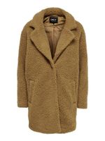 ONLY teddy coat ONLAURELIA bruin - thumbnail
