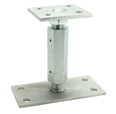 GB kolomsteun verstelbaar M20 150x70mm verzinkt | 10 stuks - 17273692