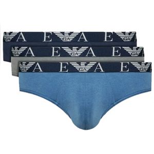 Armani Slips 3-pack blauw-grijs