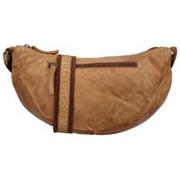 Hide & Stitches Moon Bag Schoudertas Essentials Cognac