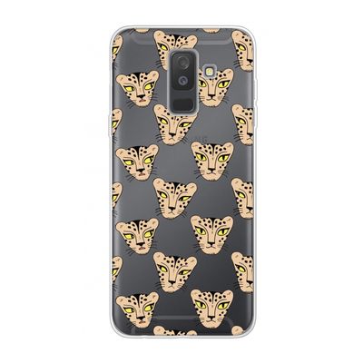 Tijger: Samsung Galaxy A6 Plus (2018) Transparant Hoesje