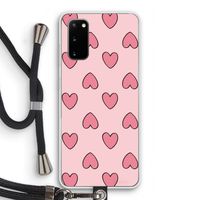 Ondersteboven verliefd: Samsung Galaxy S20 Transparant Hoesje met koord