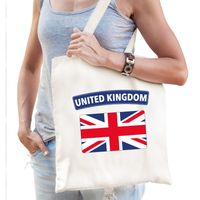 Katoenen tasje wit United Kingdom / Verenigd Koninkrijk / Engeland supporter   - - thumbnail