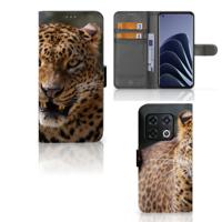 OnePlus 10 Pro | Telefoonhoesje | Met pasjeshouder | Luipaard