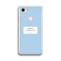 Reminder: Google Pixel 3 Transparant Hoesje
