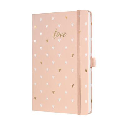 Sigel SI-JN335 Notitieboek Jolie Beauty A5 Hardcover Gelinieerd Roze Love 174 Blz 80g