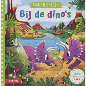 Deltas Boek Kijk en Ontdek Bij de Dino's