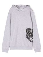 Moschino Kids Teddy Bear logo-print hoodie - Gris - thumbnail