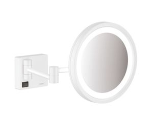 Hansgrohe AddStoris scheerspiegel met LED-verlichting wit mat