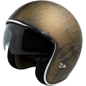 IXS 77 2.5, Jethelm of scooter helm, Mat goud Zwart