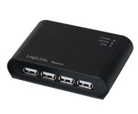 LogiLink Serieel Adapter [1x USB-A 2.0 stekker - 1x D-sub stekker 9-polig] 1.5 m Zwart - thumbnail