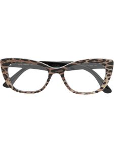 Dolce & Gabbana Eyewear lunettes de soleil à monture papillon - Tons neutres