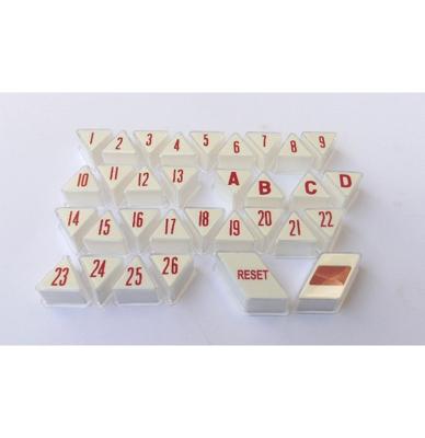 Wurlitzer 2404 / 2504 Druktoetsen Set