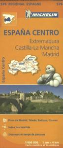 Michelin Wegenkaart 576 Spanje Midden - Extremadura, Castilla-La Mancha (Paperback)