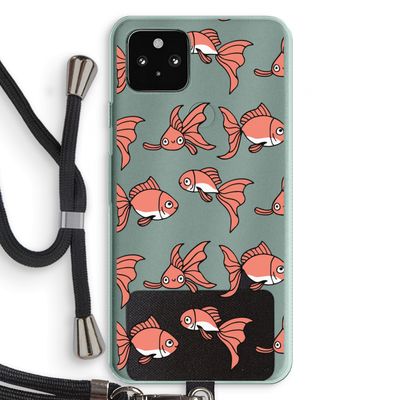 Blub: Pixel 5a 5G Transparant Hoesje met koord