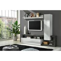 Benvenuto Design Hamburg TV-wandmeubel Set 2 Wit | Oxid