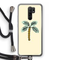 Palmboom: Xiaomi Redmi 9 Transparant Hoesje met koord