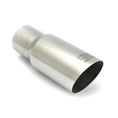 Ulter Sport Uitlaatsierstuk - Rond 80mm Schuin - Lengte 180mm - Montage ->50mm - RVS USN1081