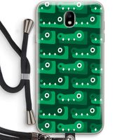 Crocs: Samsung Galaxy J7 (2017) Transparant Hoesje met koord