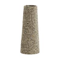 Lampenkap Drum kegelvorm Osire grijs-bruin M