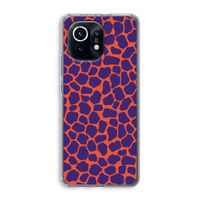 Purple Giraffe: Xiaomi Mi 11 Transparant Hoesje