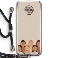 Girls girls girls: Motorola Moto G6 Transparant Hoesje met koord