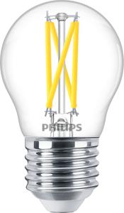 Philips Led Lamp E27 25W 250LM Kogel Filament Dimbaar