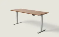 Desktronic HomePro bureau Grijs / Walnoot / 200x80 cm